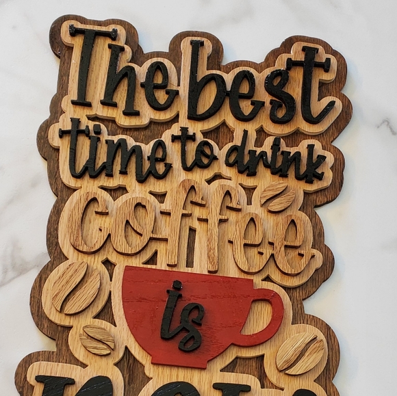 Layered Coffee Sign NEW - Picture 11 of 12